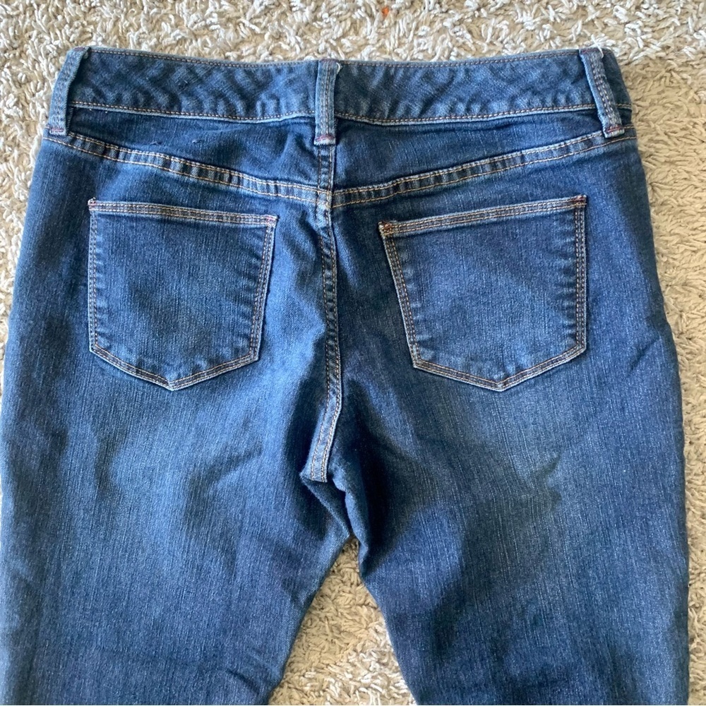 The Limited Denim Skinny Ankle 678 cropped blue jeans size 4 - Picture 9 of 9